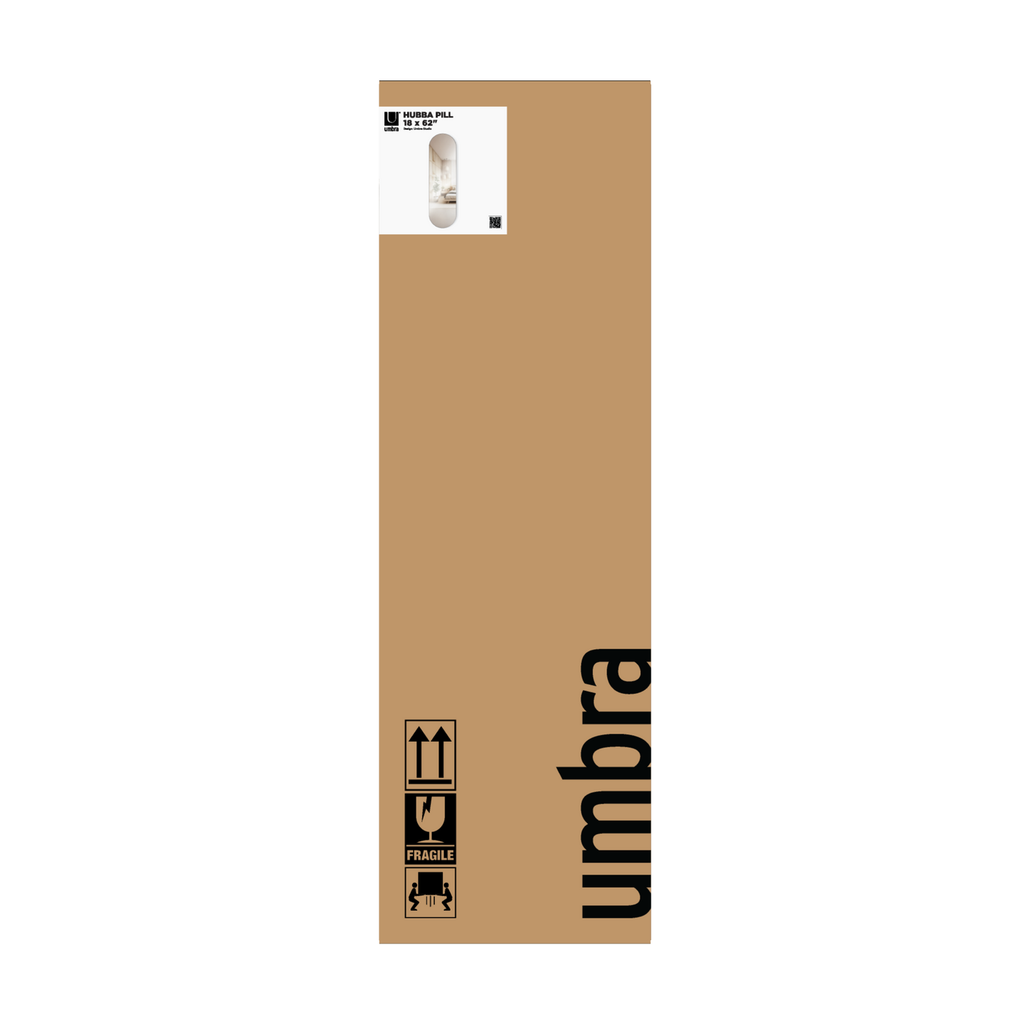 フーバ ピル ミラー 157x46cm