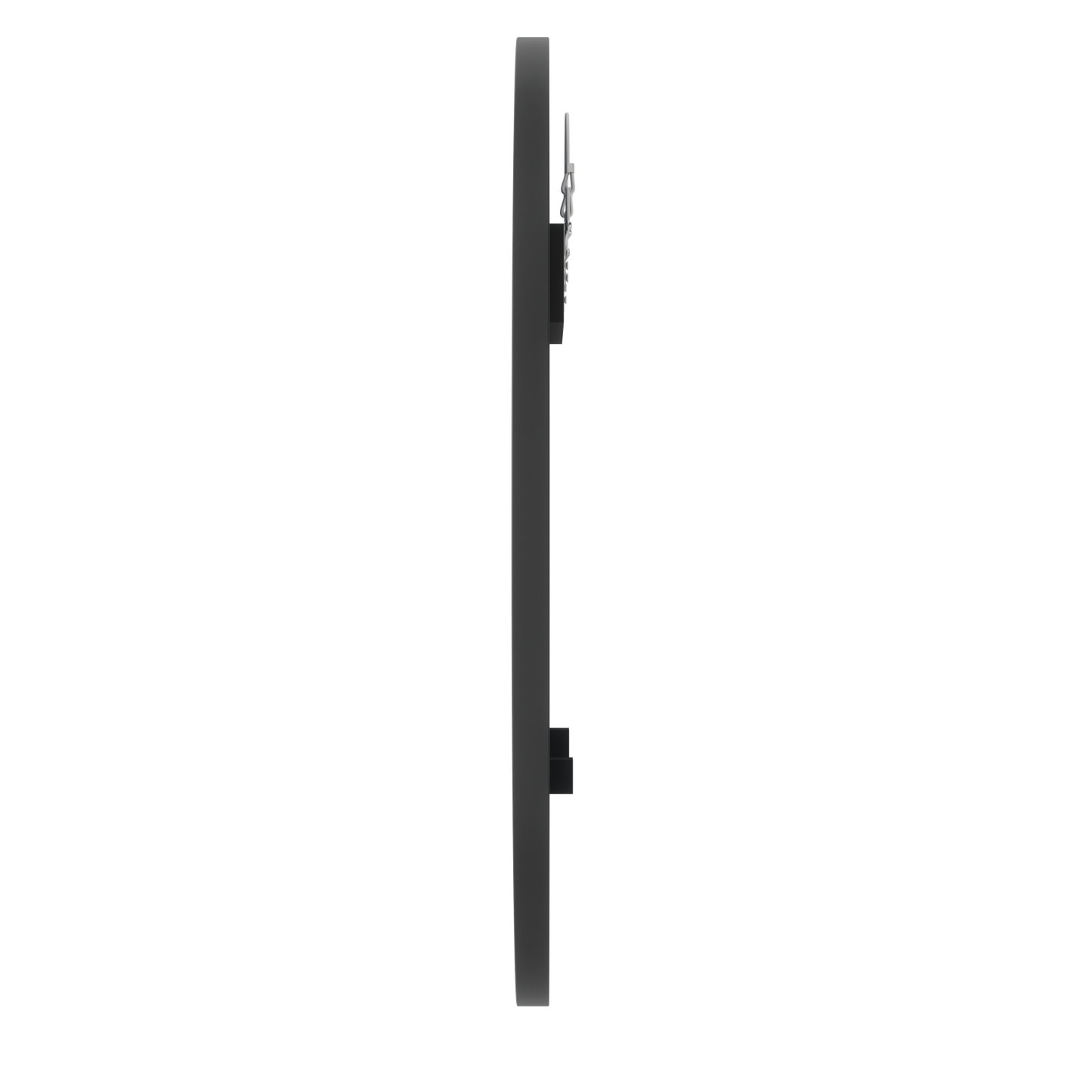 ハブ ミラー 61x61cm ブラック