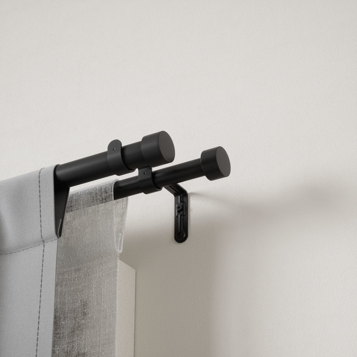 カッパ ダブルカーテンロッド 91.4-167.6cm