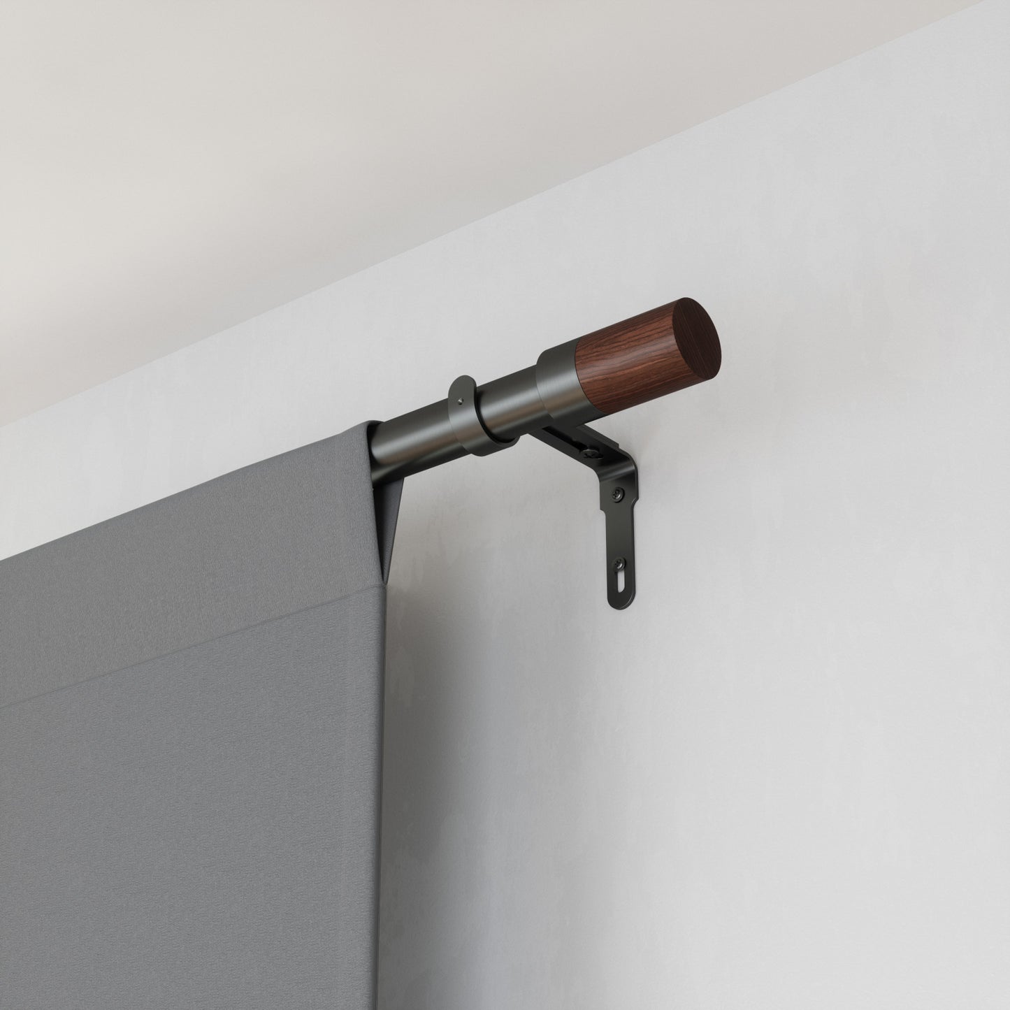 ブロック カーテンロッド 91.4-182.9cm
