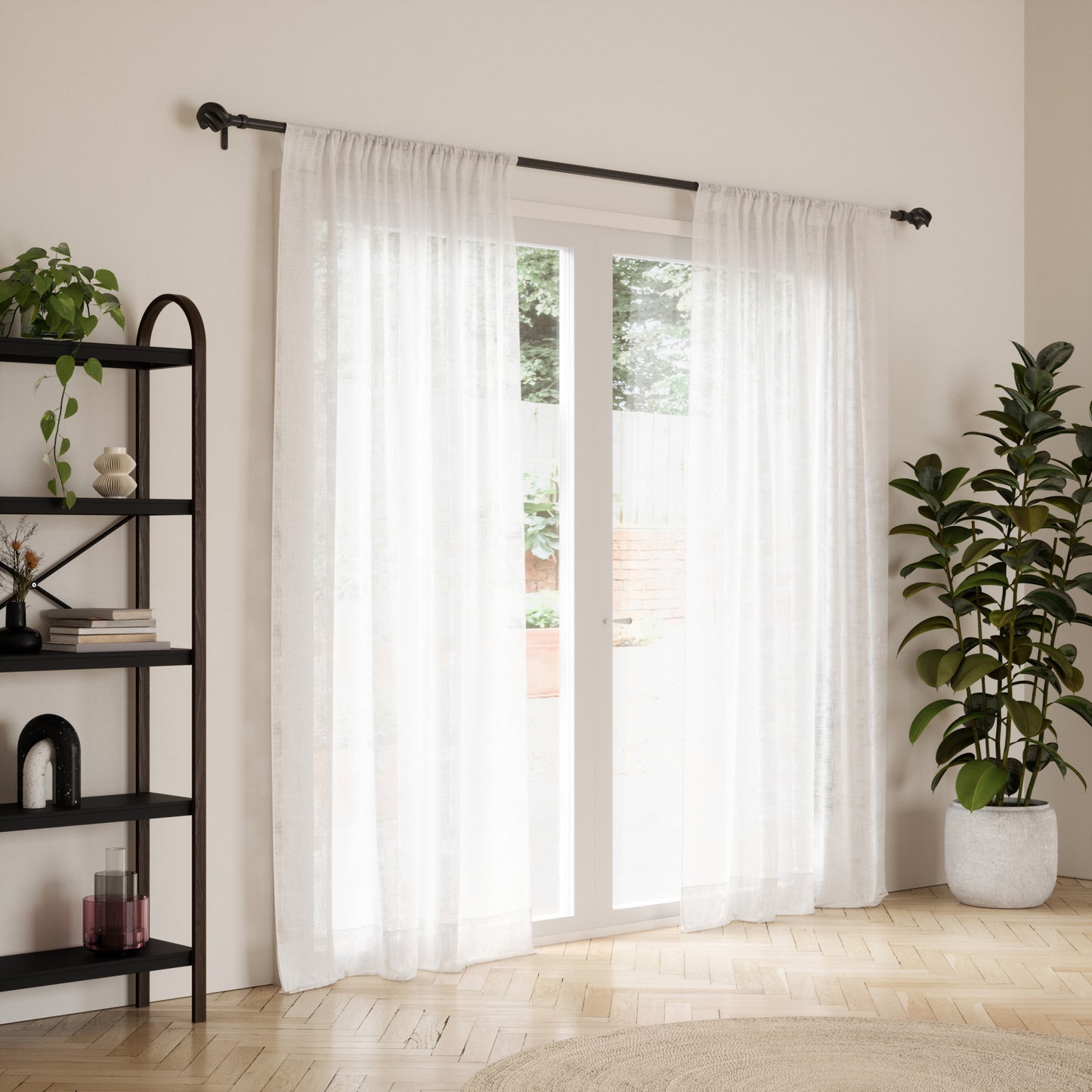 ヘリックス カーテンロッド 107-305cm