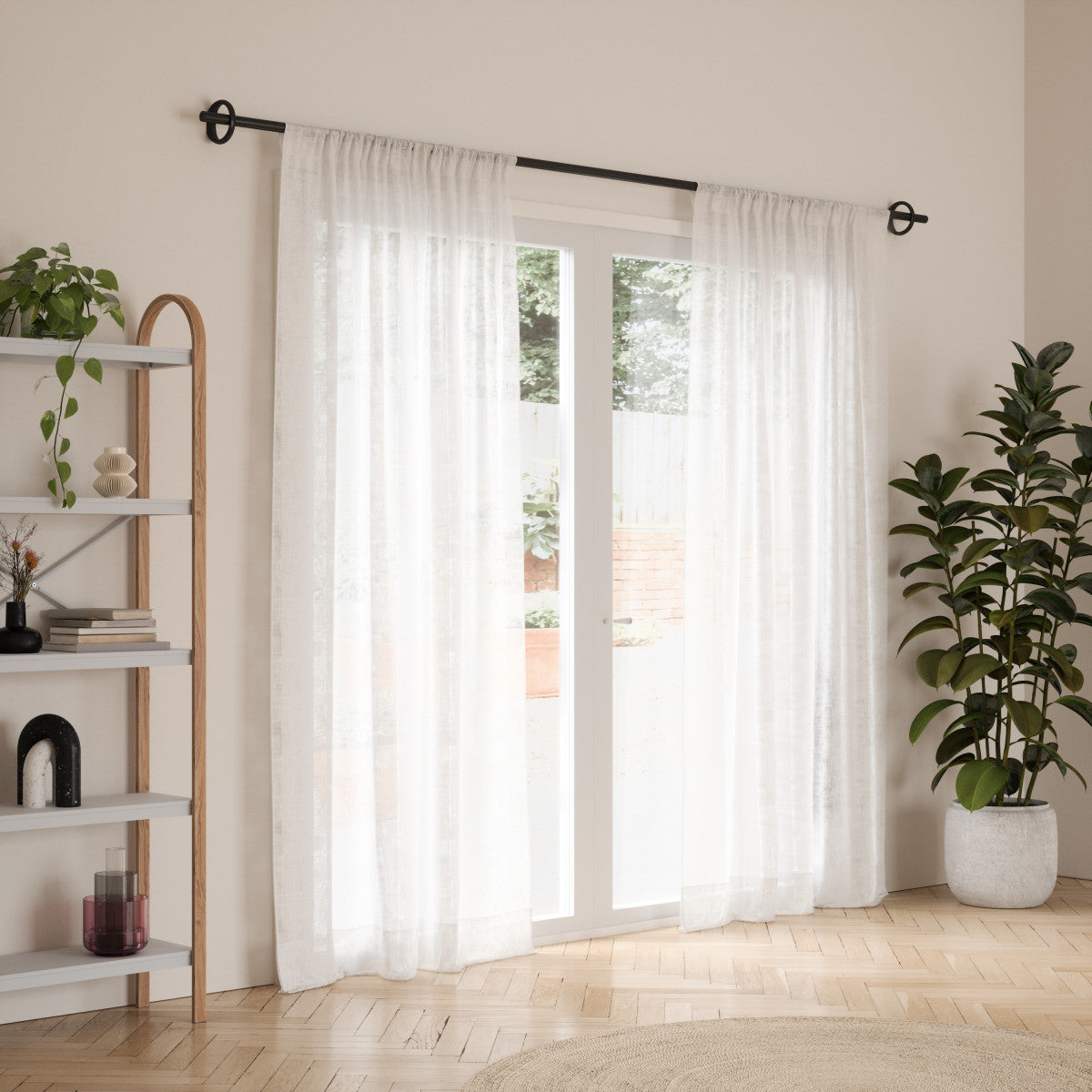リングレット カーテンロッド 107-305cm