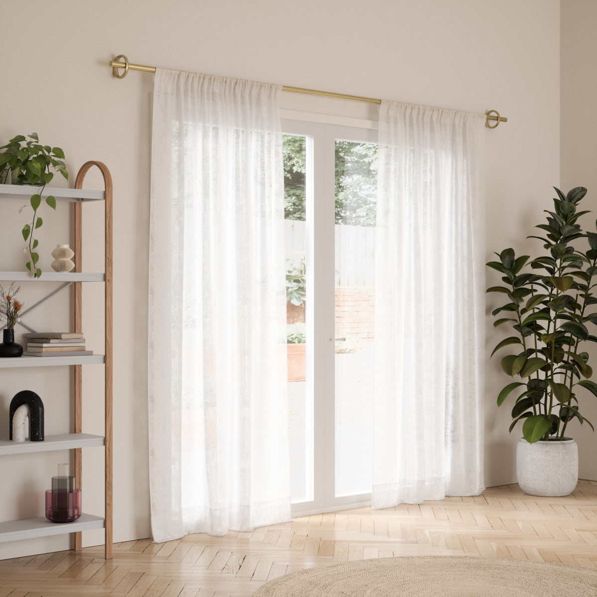 リングレット カーテンロッド 107-305cm