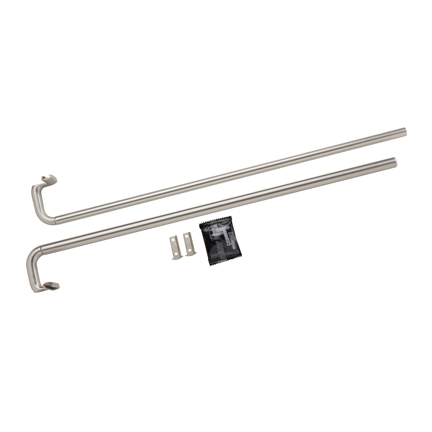 トワイライト カーテンロッド 71.2-121.9cm ニッケル