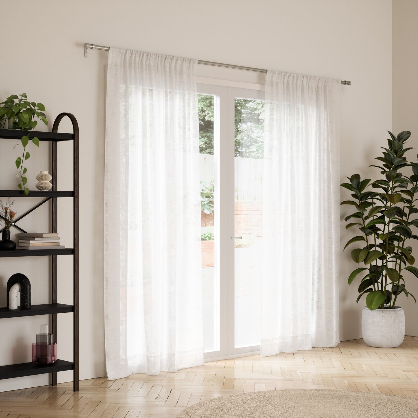 カッパカーテンロッド 91.4-167.6cm
