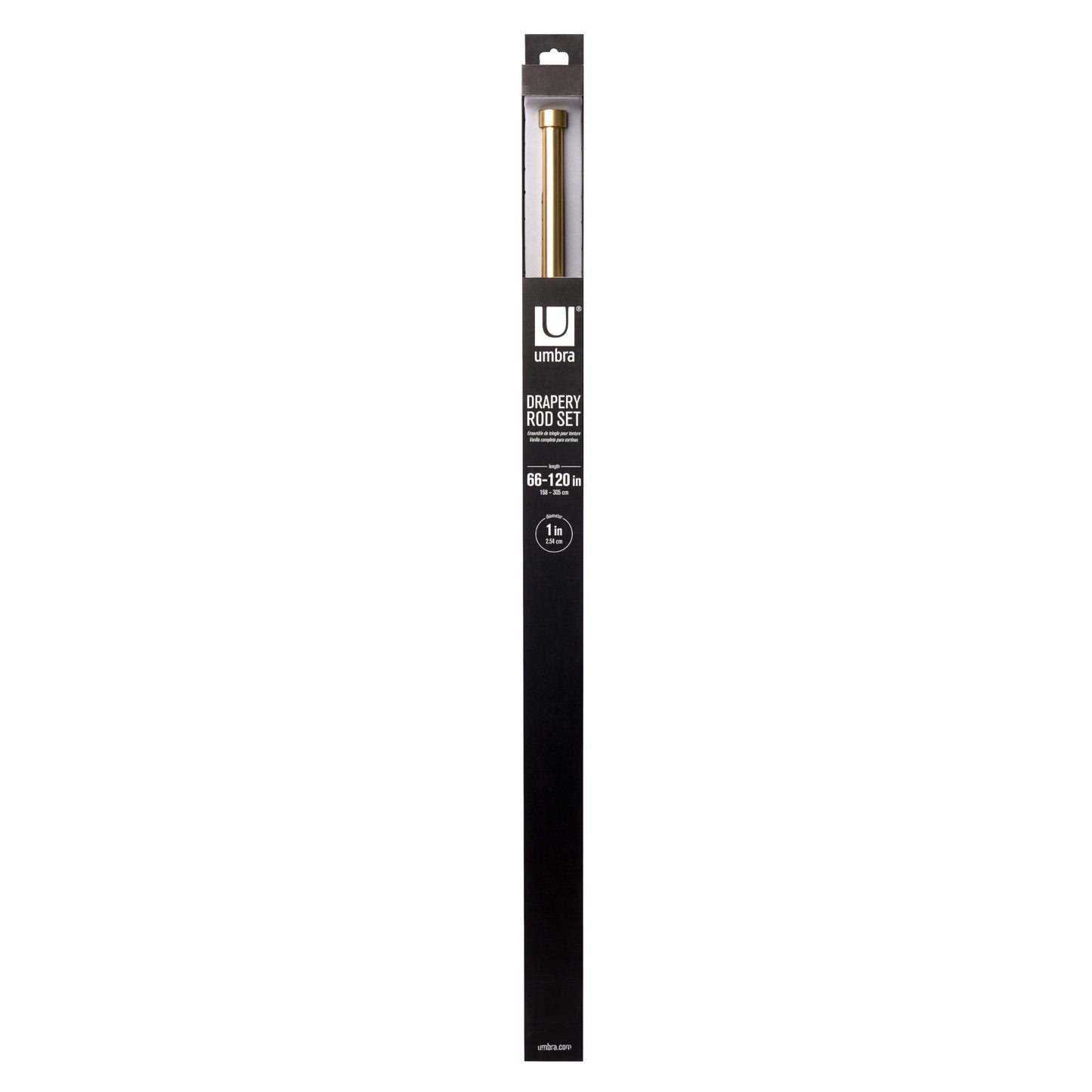 カッパ カーテンロッド 167.6-304.8cm