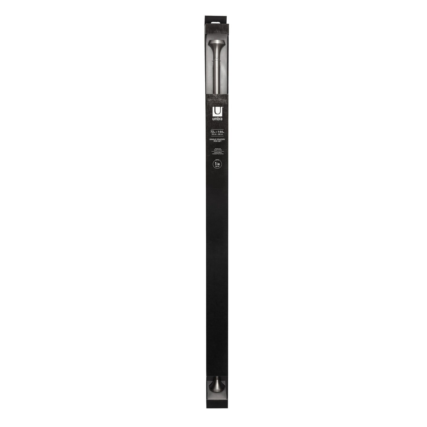 エラ カーテンロッド 2.54CM 182.6-365.7cm