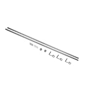カッパ カーテンロッド 1.9cm 91.4-182.6cm