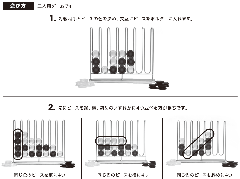 スタックス 四目並べ ゲーム