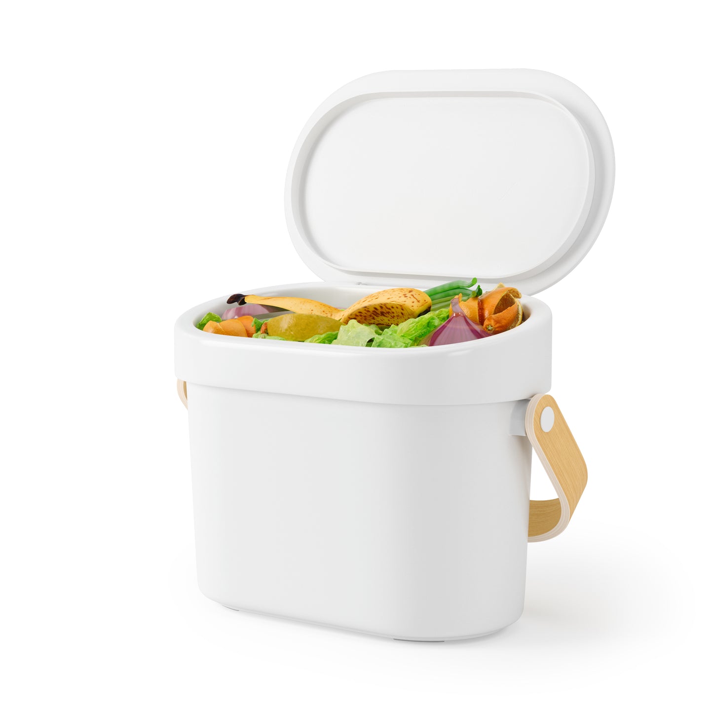 ベルウッド コンポストビン ホワイト/ナチュラル