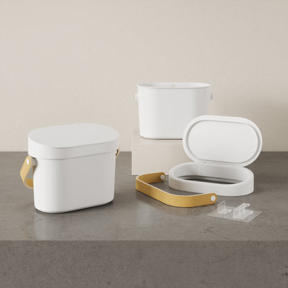 ベルウッド コンポストビン ホワイト/ナチュラル