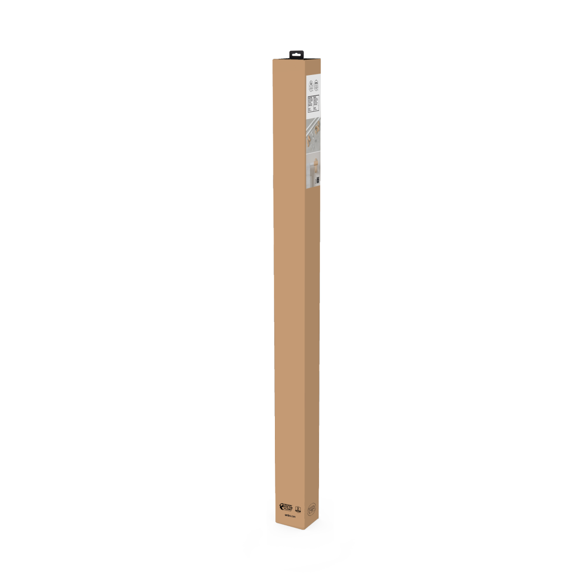 ベルウッド カーテンロッド 107-305cm ホワイト/ナチュラル